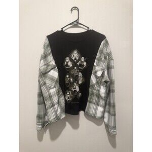 Reworked Upcycle Grunge Oversized Demon Slayer The Hashira Sweater  Top L/XL